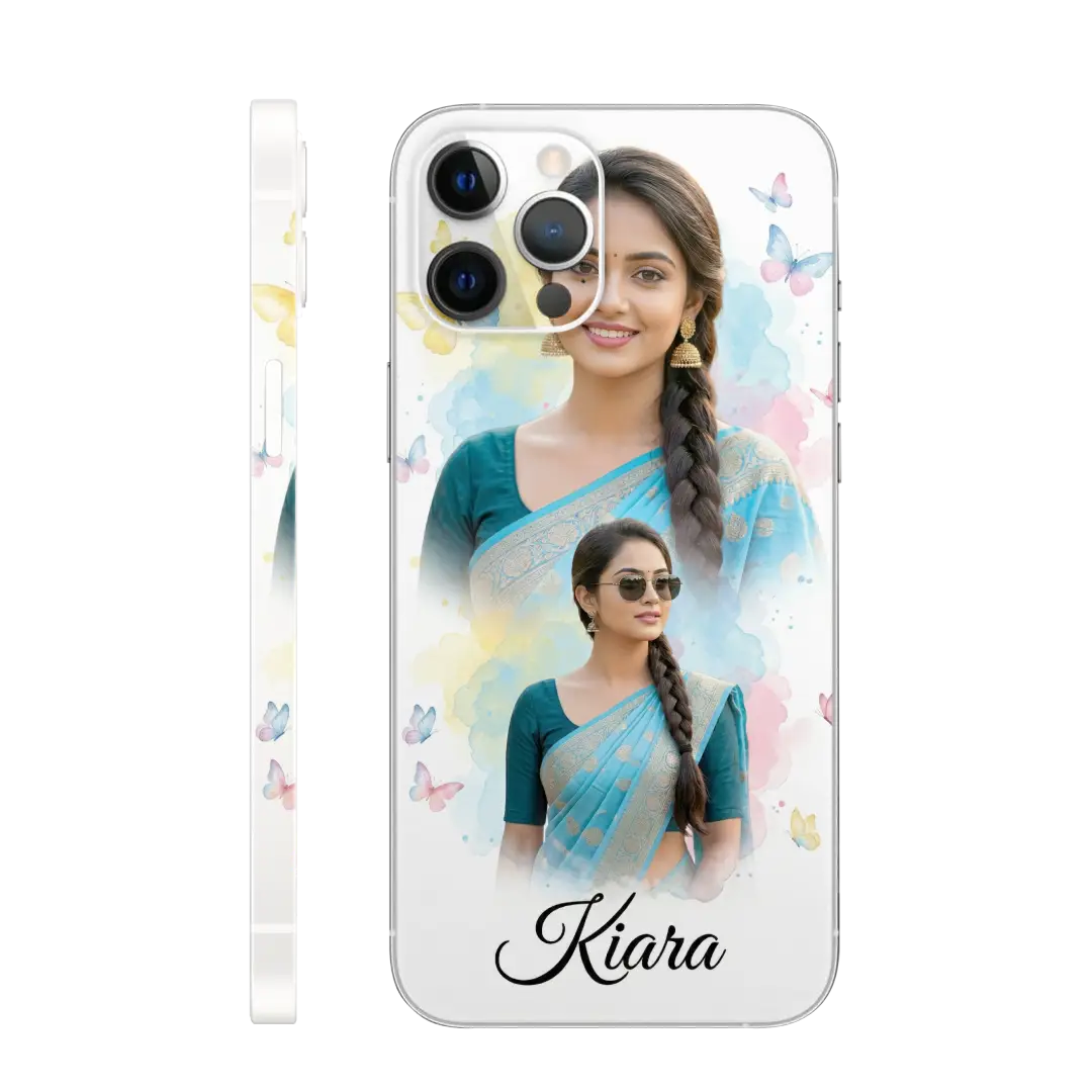 Blue Watercolor Ai Mobile Skin