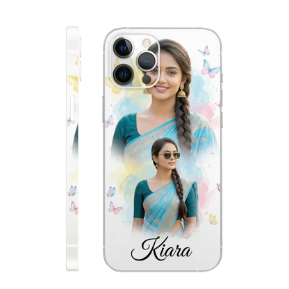 Blue Watercolor Ai Mobile Skin
