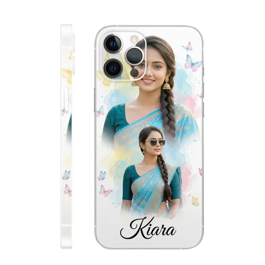 Blue Watercolor Ai Mobile Skin