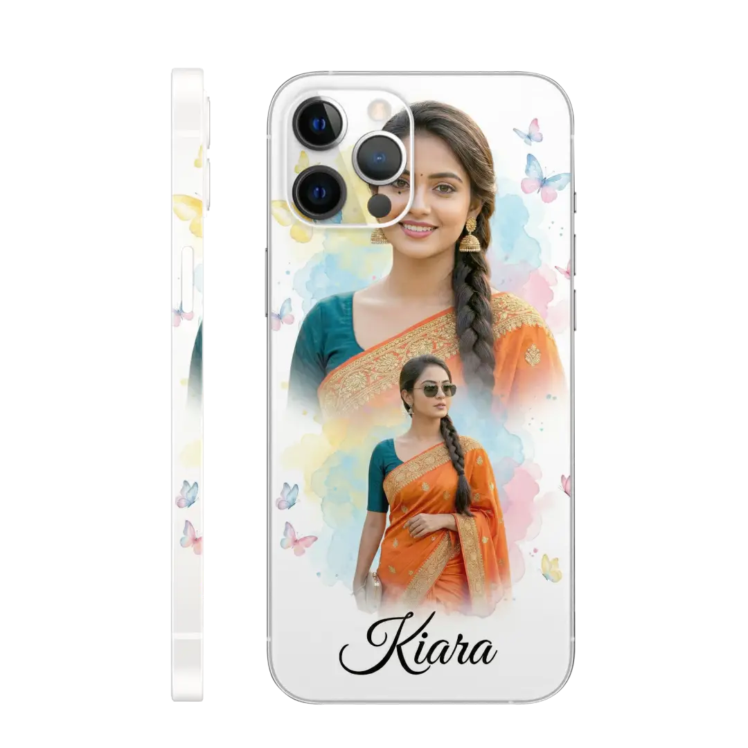 Orange Watercolor Ai Mobile Skin