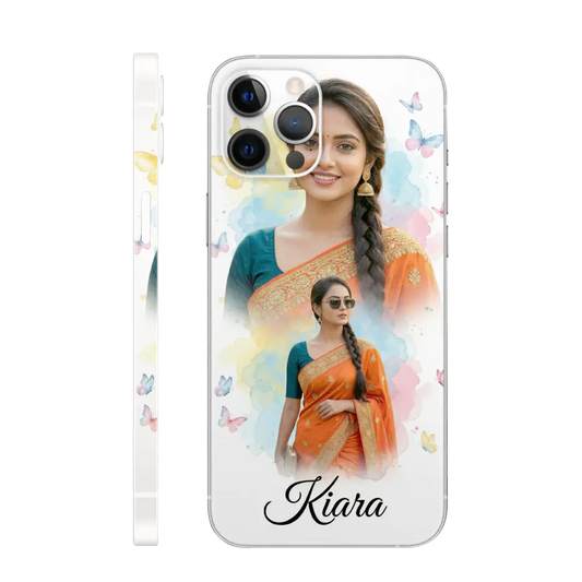 Orange Watercolor Ai Mobile Skin