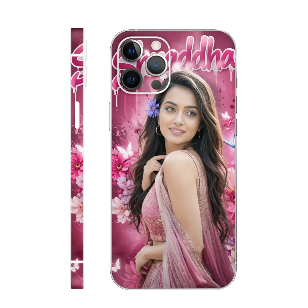 Pink Floral Ai Mobile Skin