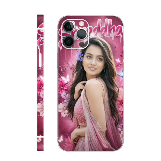 Pink Floral Ai Mobile Skin