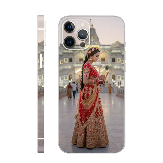 Red Lehenga Ai mobile skin