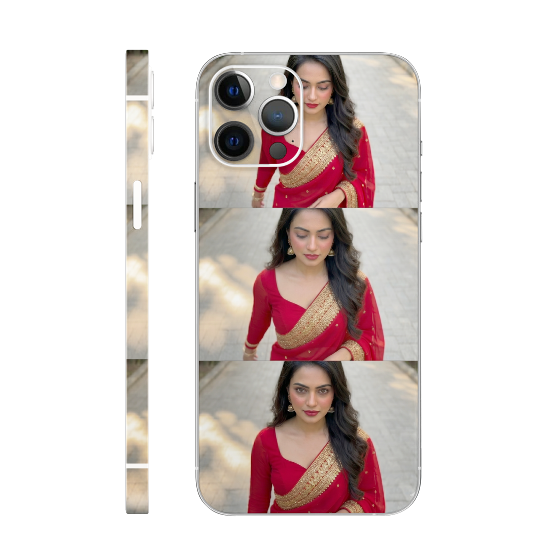 Red Saree Ai Mobile Skin