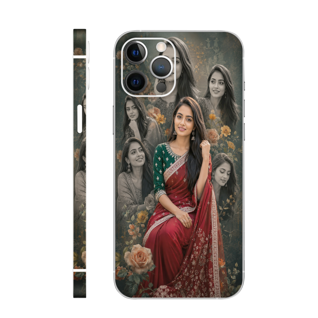 Vintage Collage Ai Mobile Skin