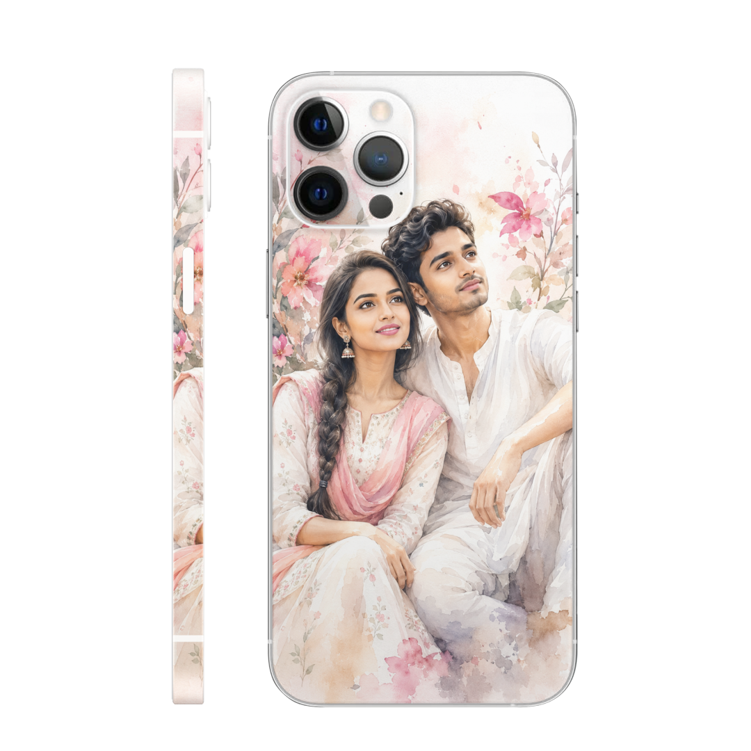 Floral Couple Ai Mobile Skin