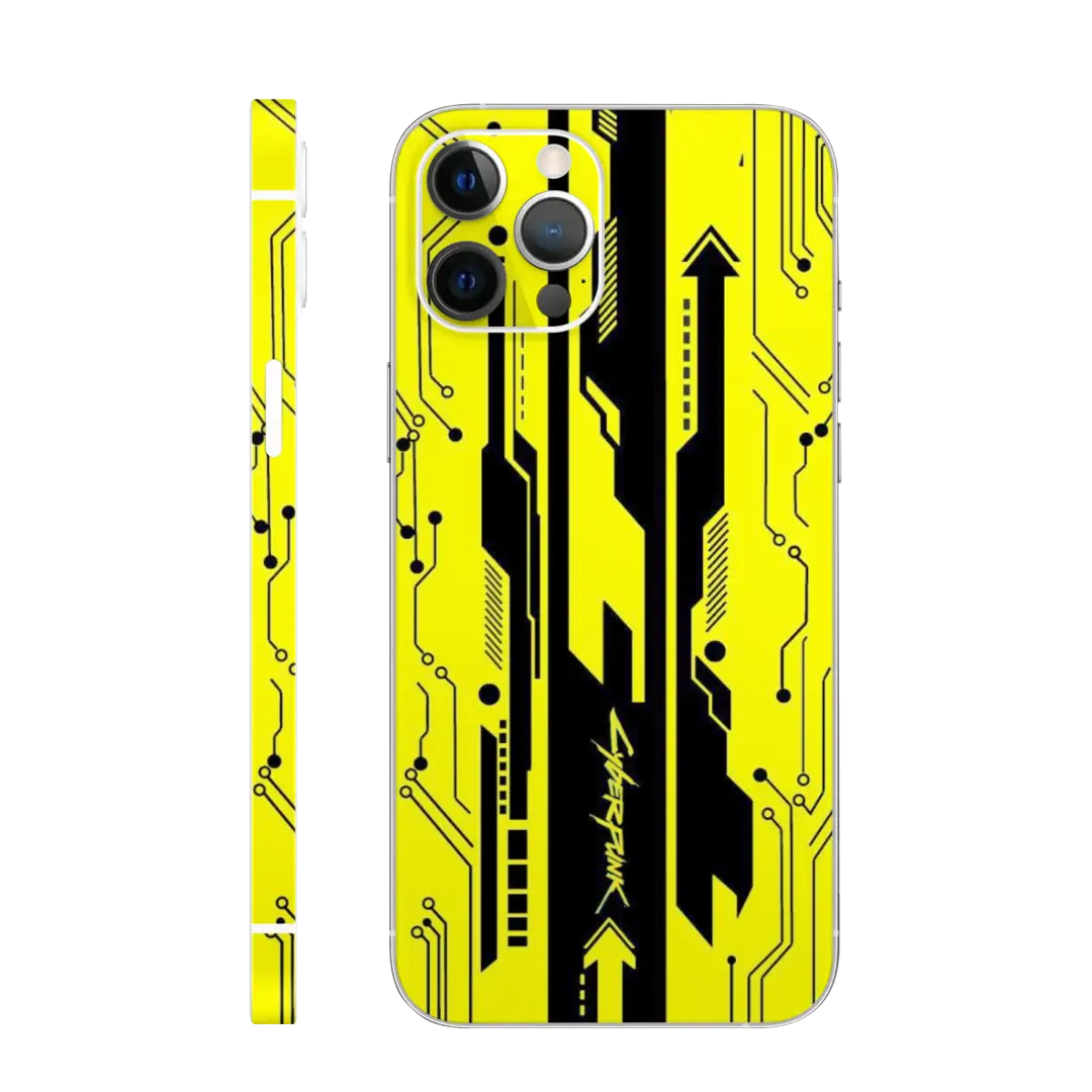 Cyberpunk Tech Yellow Mobile Skin