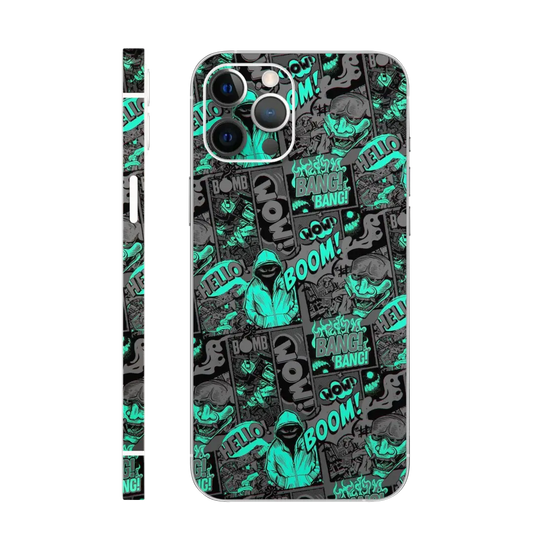 Cyan comic Mobile Skin