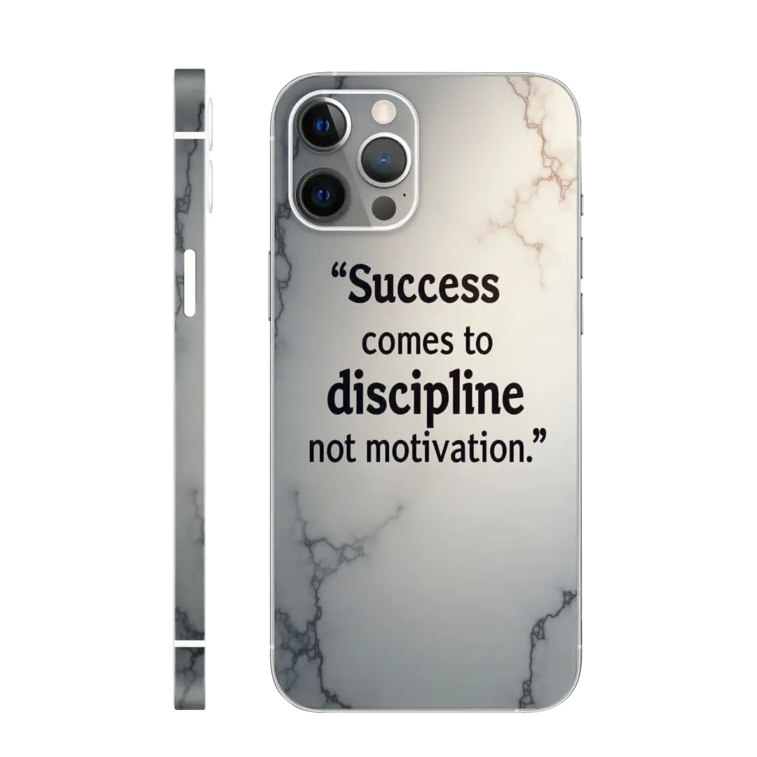 Discipline Quote Mobile Skin