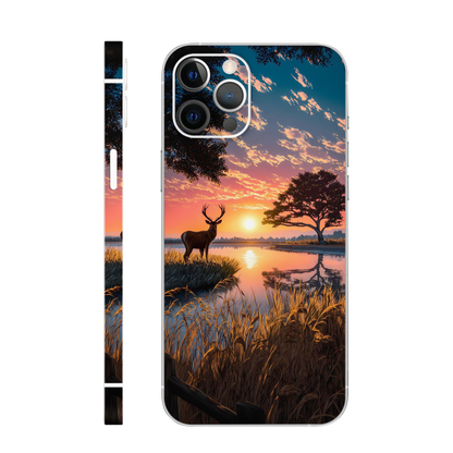 Deer Sunset Mobile Skin