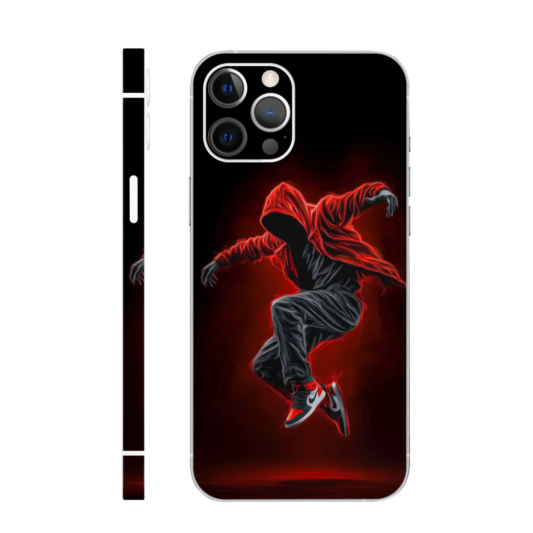 Neon Red Dancer Mobile Skin