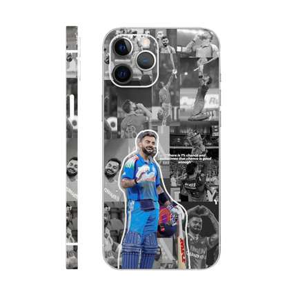 Kohli Collage - Blue Jersey Mobile Skin