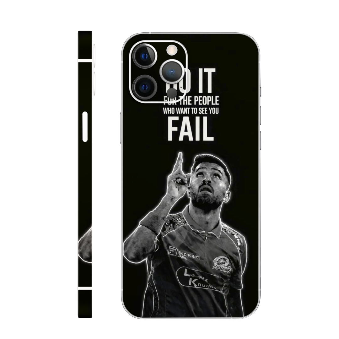Hardik Pandya Quote Mobile Skin