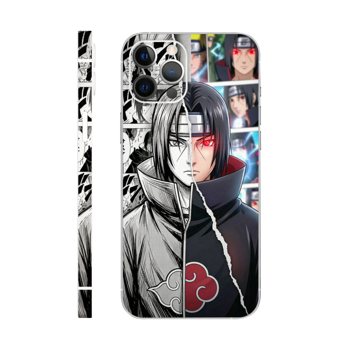 Half Face Manga Split Mobile Skin
