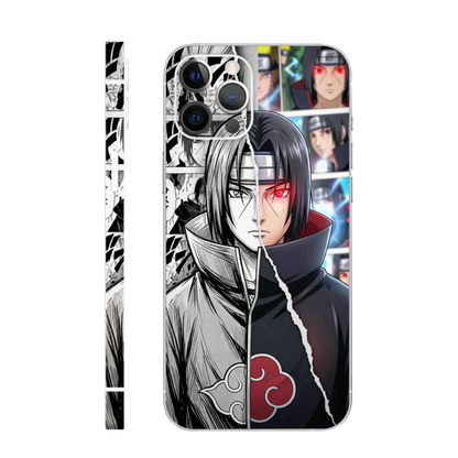 Half Face Manga Split Mobile Skin