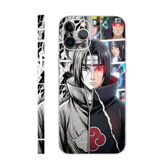 Half Face Manga Split Mobile Skin