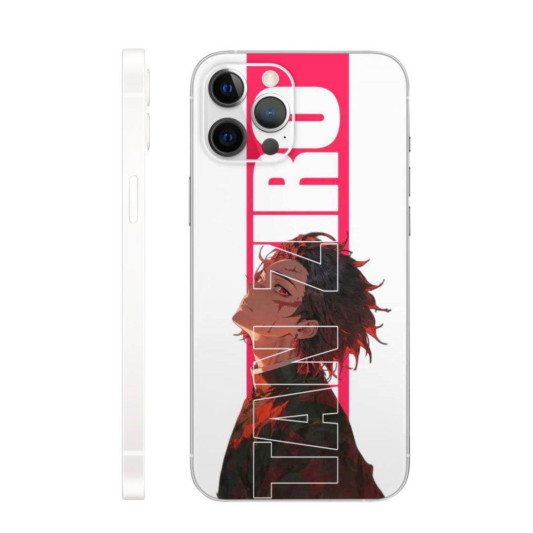 Tanjiro Red Mobile Skin