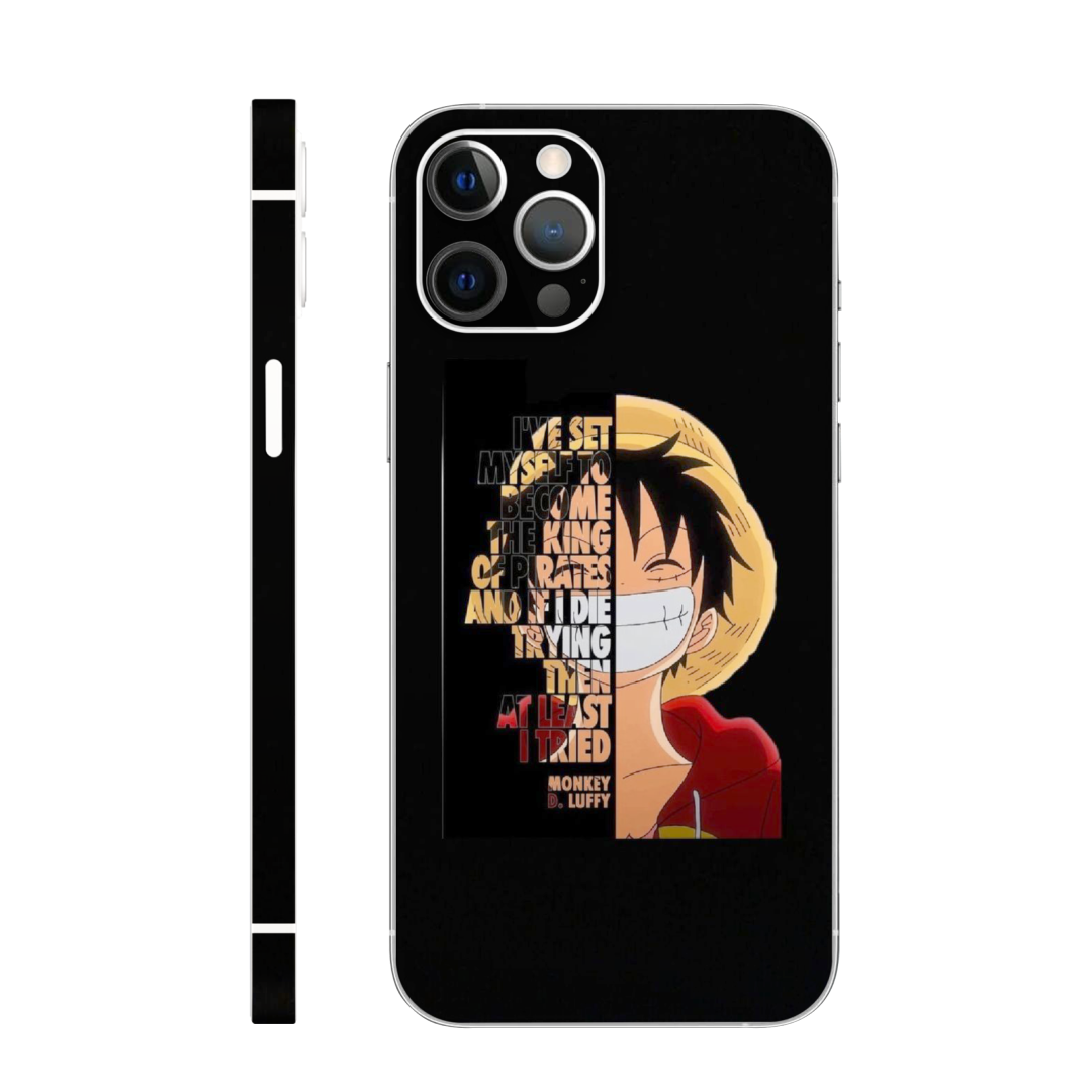 Luffy Half Face Mobile Skin