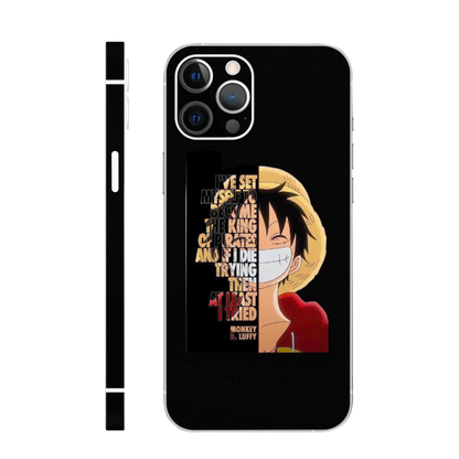 Luffy Half Face Mobile Skin