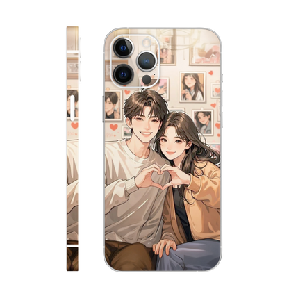 Cute Couple Mobile Skin