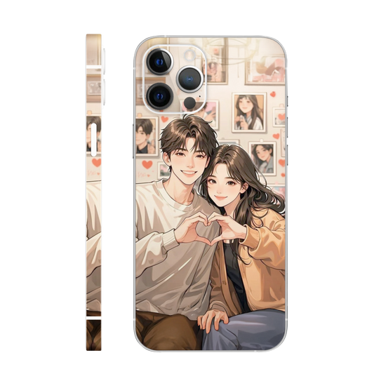Cute Couple Mobile Skin
