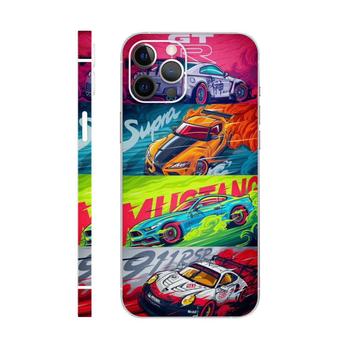 Purple Neon GT-R Mobile Skin