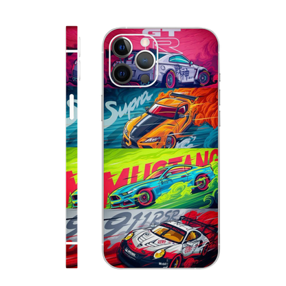 Purple Neon GT-R Mobile Skin
