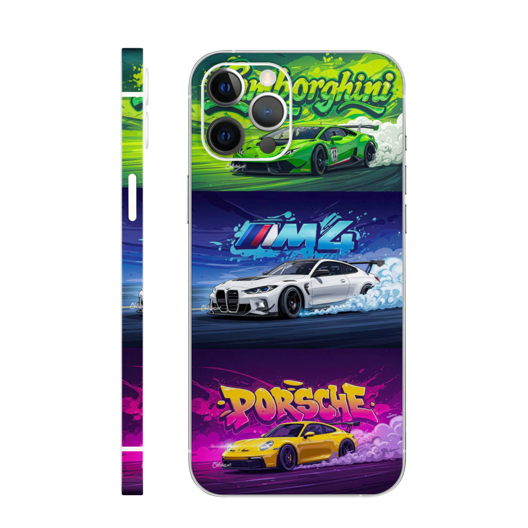 Classic Porsche Sunset Mobile Skin