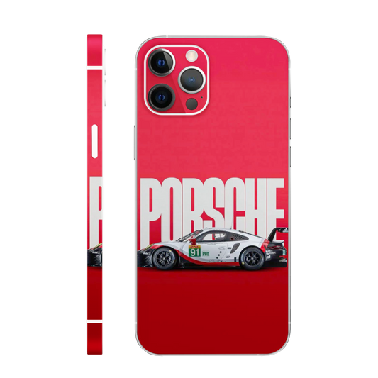 Light Blue Porsche Mobile Skin