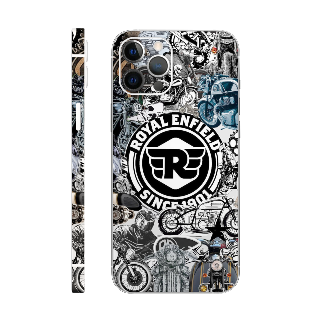 Royal Enfield Collage Mobile Skin