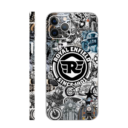 Royal Enfield Collage Mobile Skin