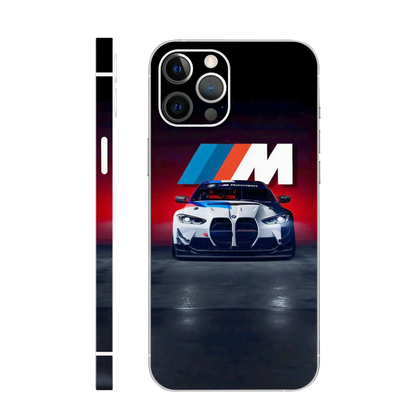 Retrowave Porsche mobile skin