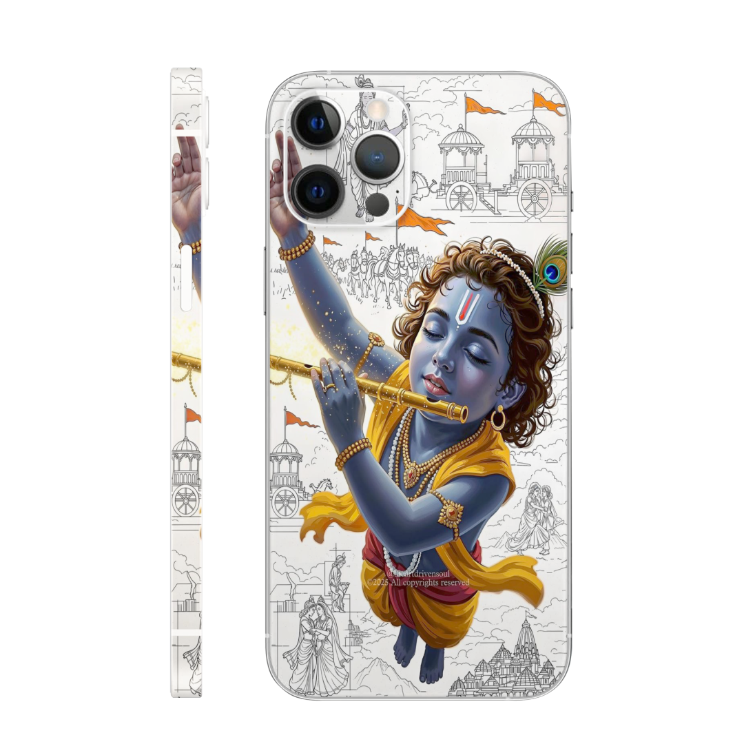 Krishna Divine Sketch Mobile Skin