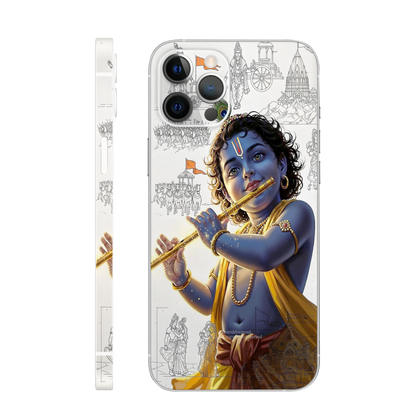 Krishna Flute Smile Mobile Skin