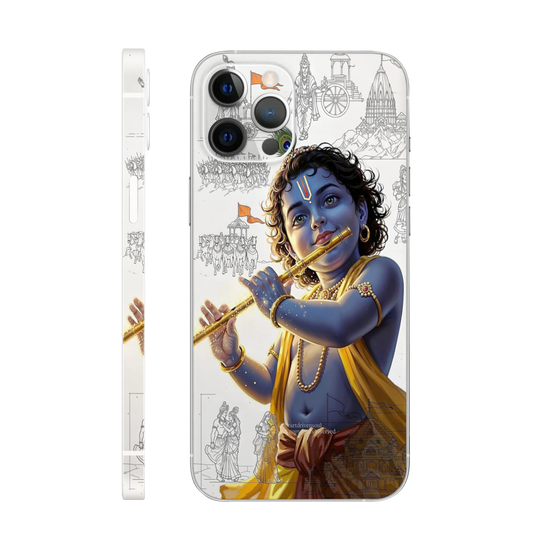 Krishna Flute Smile Mobile Skin