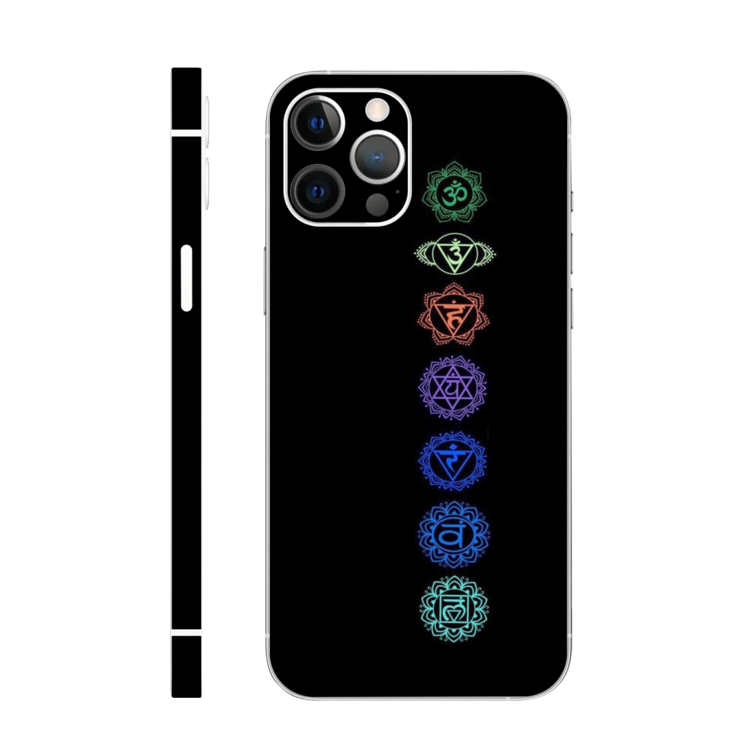 Chakra Energy Symbols Mobile Skin
