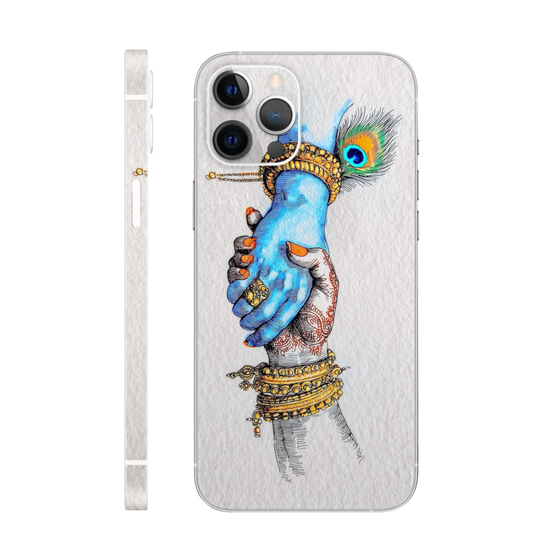 Krishna Hand Blessing Mobile Skin