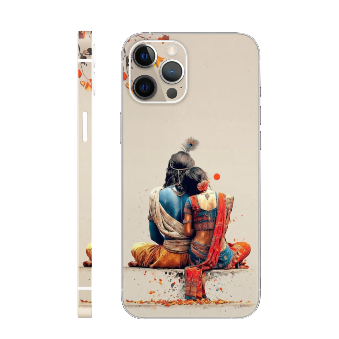 Radha Krishna Love Mobile Skin