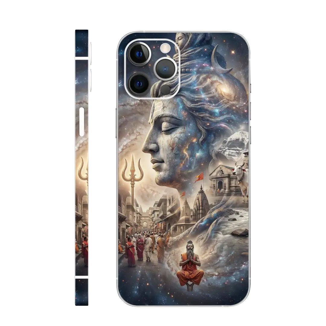 Shiva with Galaxy Mobile Skin