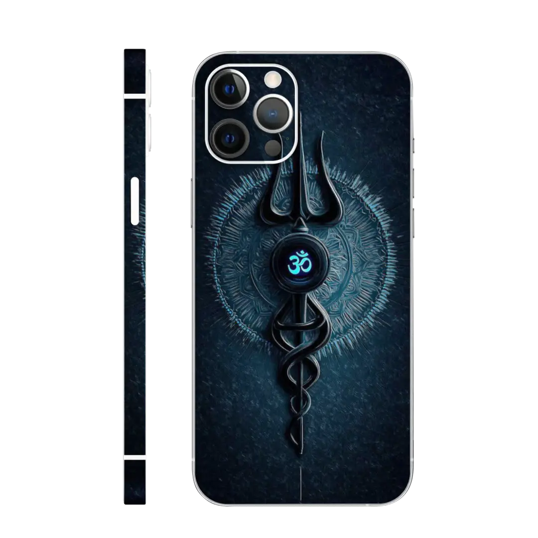 Trishul with Om Mobile Skin