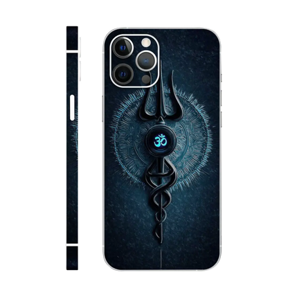 Trishul with Om Mobile Skin