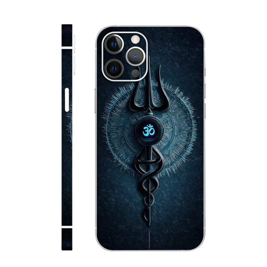 Trishul with Om Mobile Skin