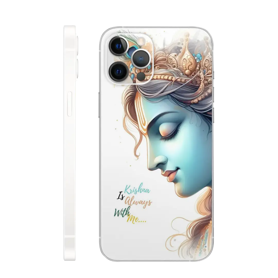 Krishna Profile with Quote Mobile Skin
