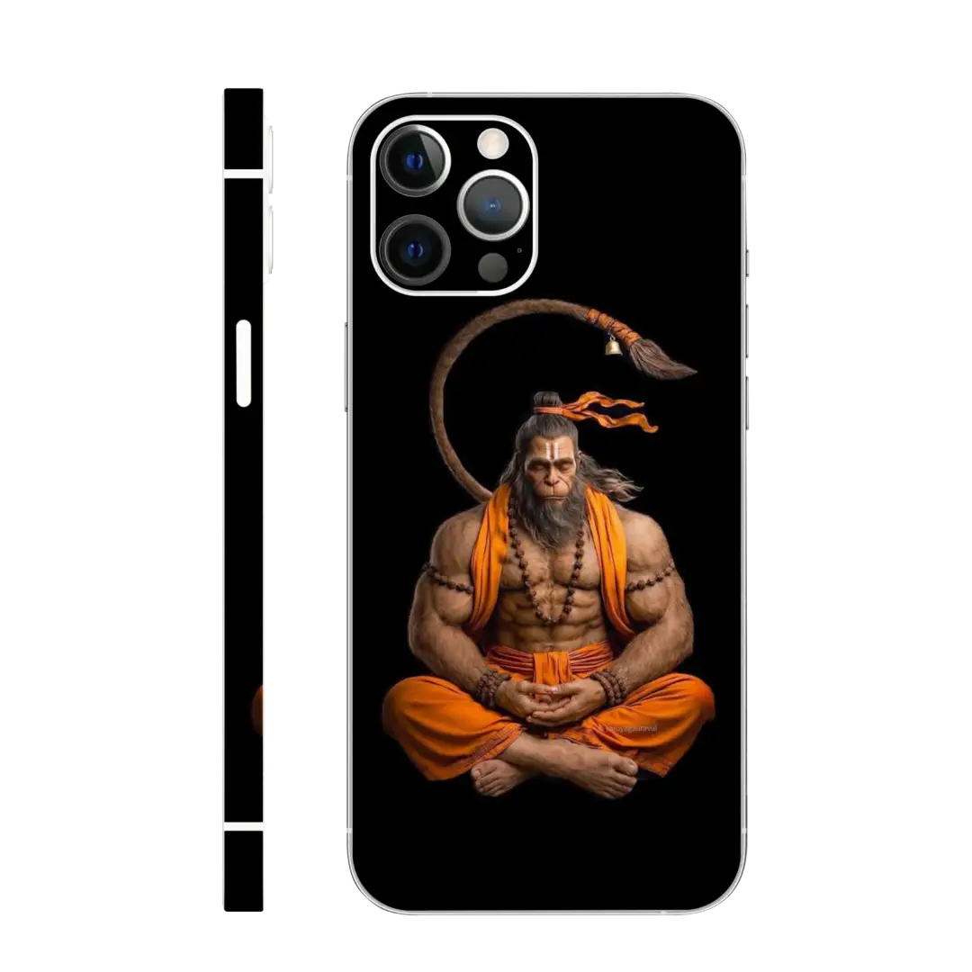 Meditating Hanuman Mobile Skin