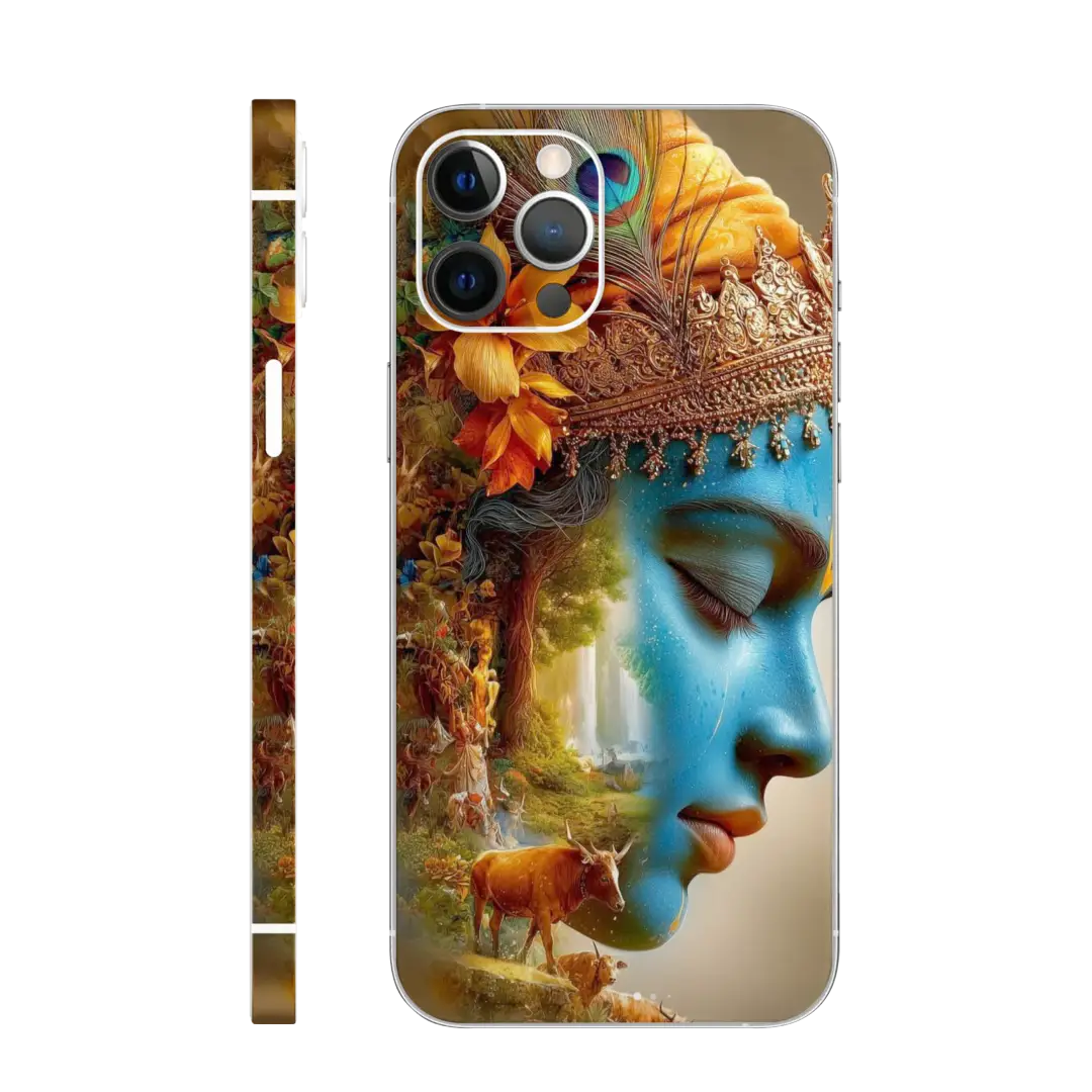 Krishna Double Exposure Mobile Skin
