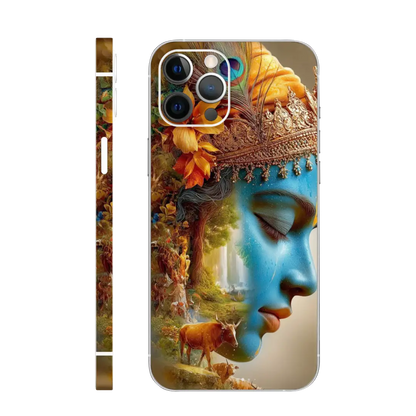 Krishna Double Exposure Mobile Skin