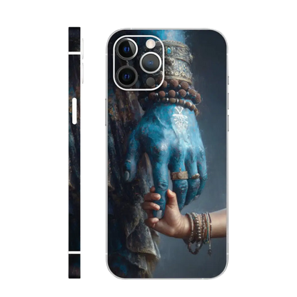 Shiva Hand Holding Child's Hand Mobile Skin