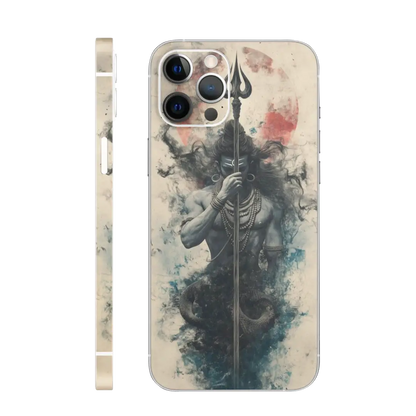Shiva with Trishul Mobile Skin