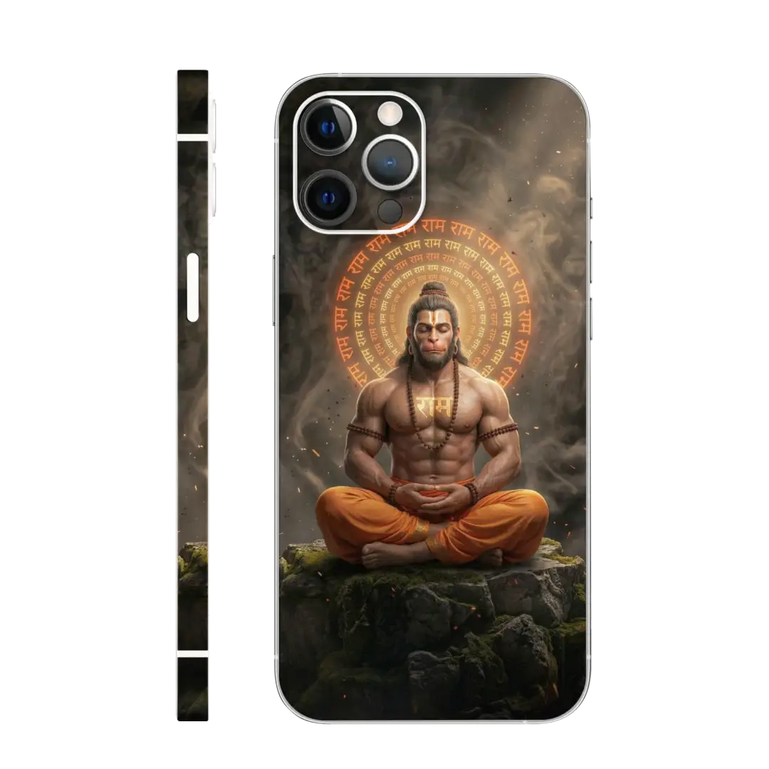 Hanuman on Rock Mobile Skin